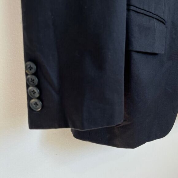 Sean John Men's 38R Regular Black Classic 2 Button Pink Lined Blazer Suit Jacket - Picture 10 of 12